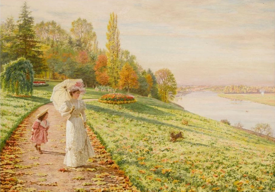Marie - François Firmin, Girard, Passeggiata autunnale